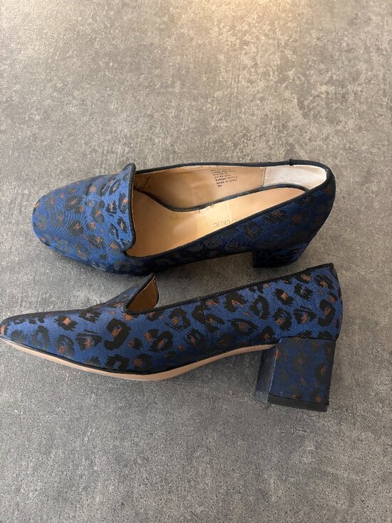 Banana Republic Shoes - Leopard Print Heeled Loafer
